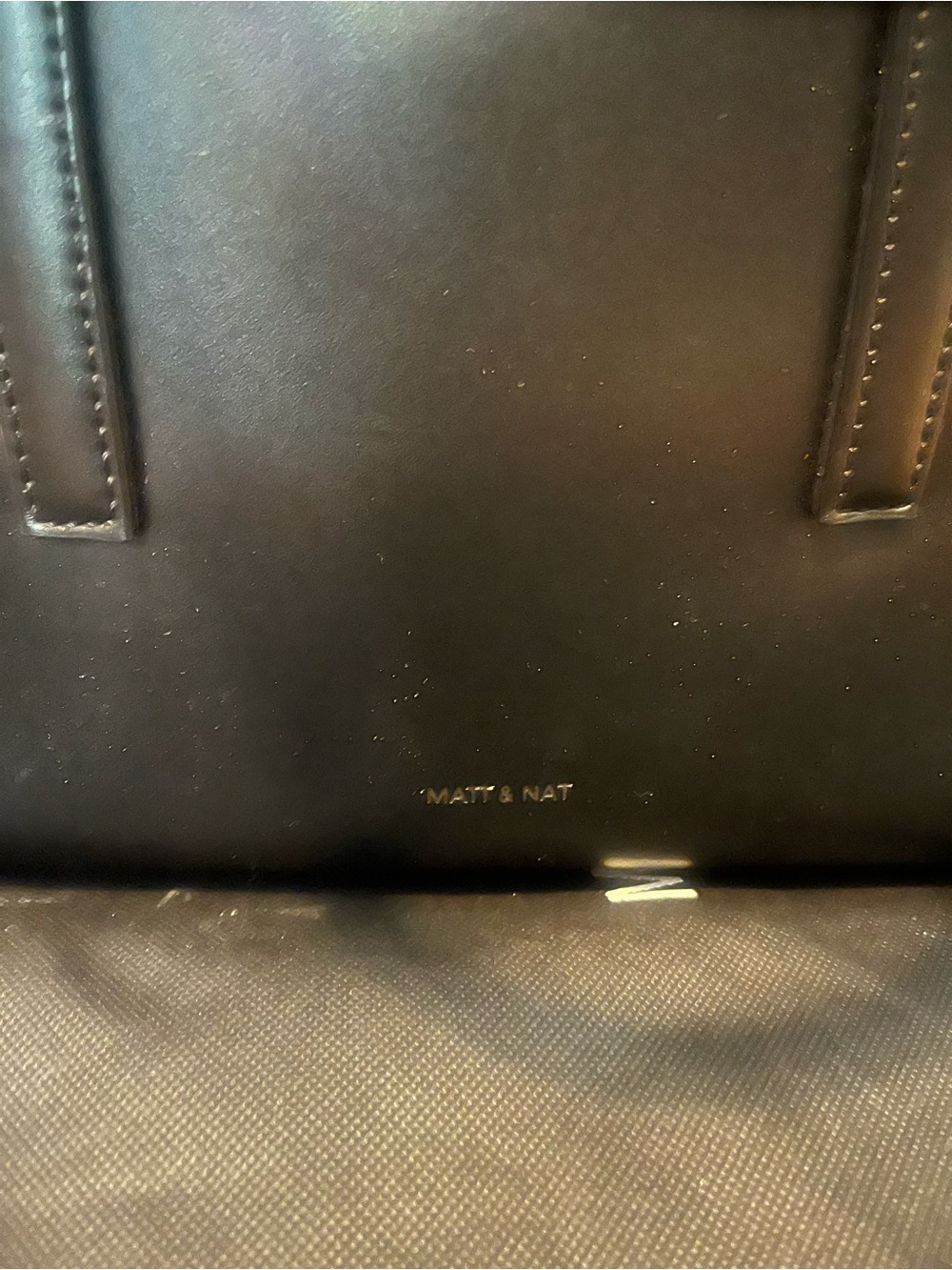 Matt & Nat- vegan/faux Leather Briefcase Tote - Classic Professional Carry - Picture 3 of 10